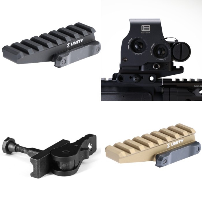 実物 Unity FAST Optic Riser ブラック 実物 Unity Tactical Fast