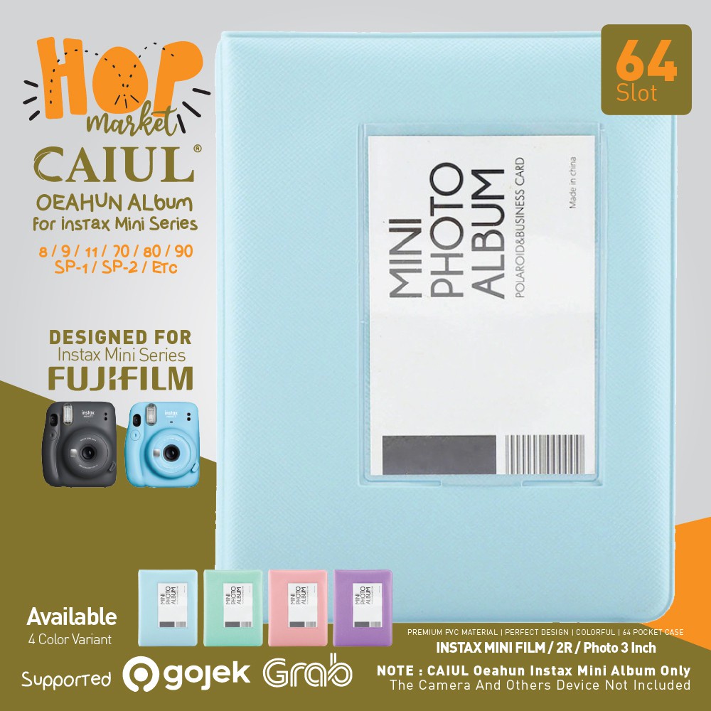 Album OEAHUN MY DAILY IMAGE 64 Foto Fujifilm Instax Mini 11 12  40 90 SP1 SP2 Link Liplay EVO Photo Size 2R Etc