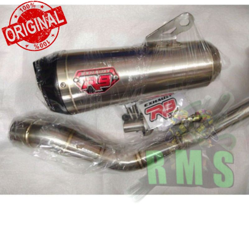 Jual knalpot r9 new alpha series all new r15 v3 r15 v2 Xsr155 all new ...