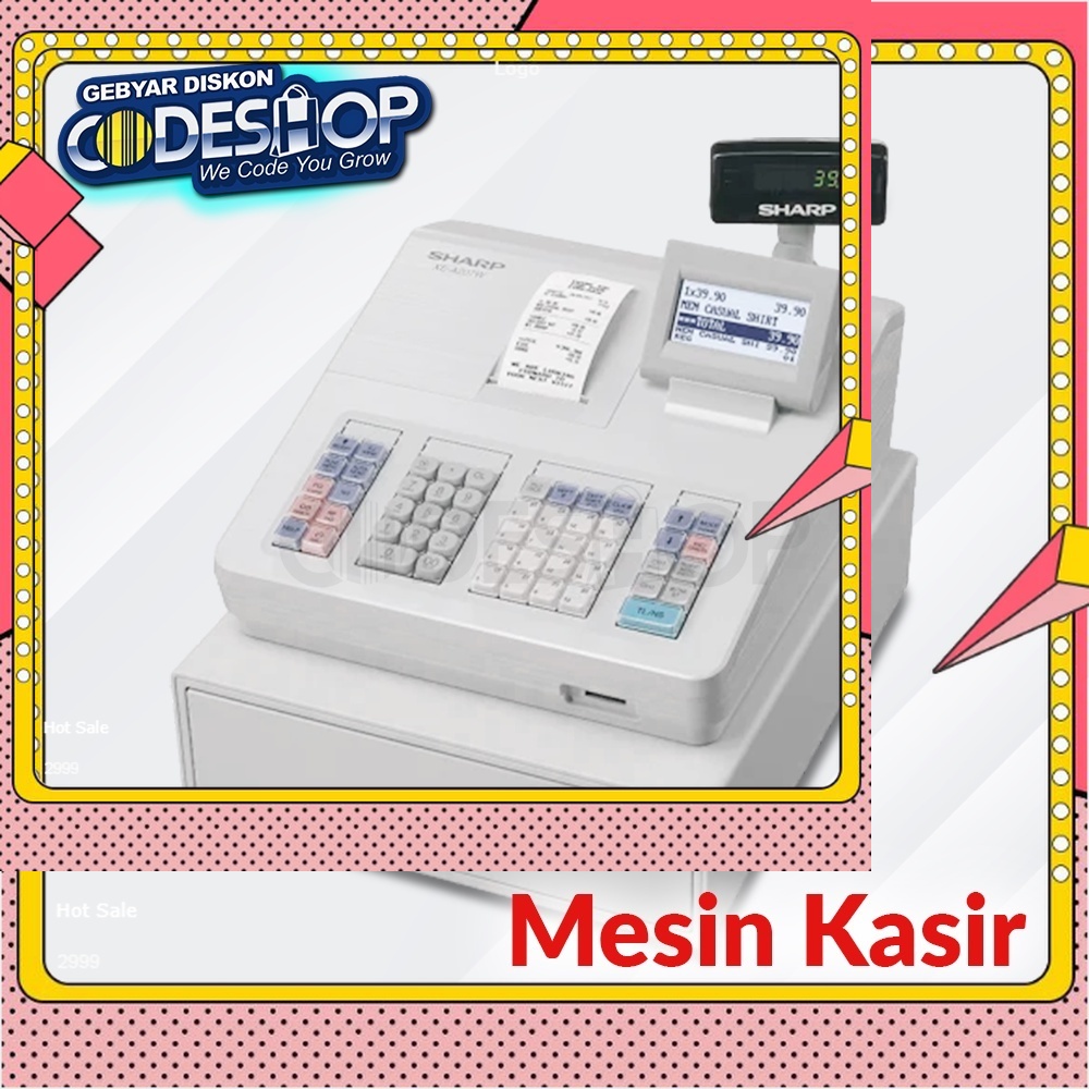 Jual Sharp Xe A W Mesin Kasir Cash Register With Customer Display