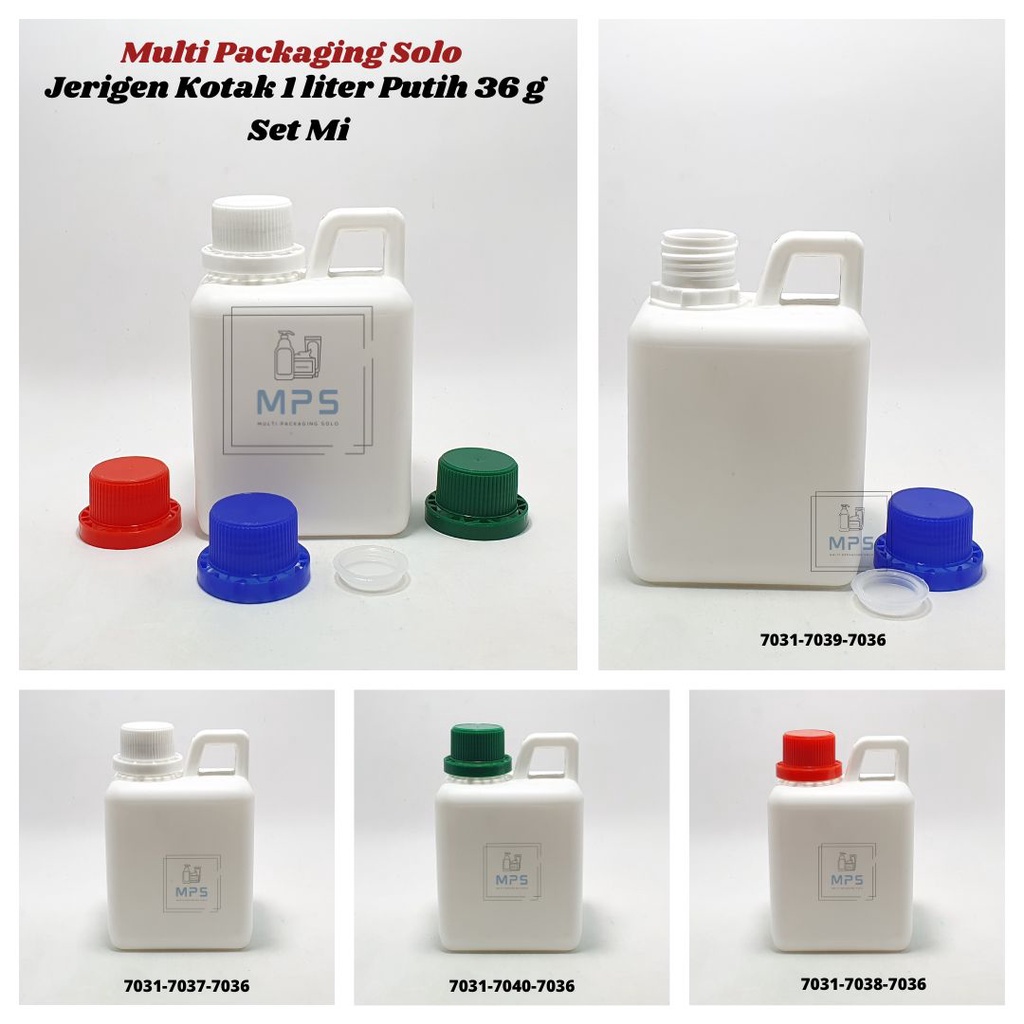 Jual Botol Jerigen L Kotak Dof Hdpe Neck Set Mi Jerigen Hdpe