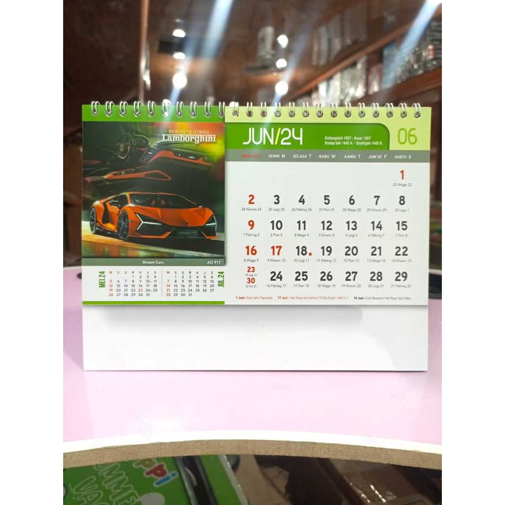 Jual KALENDER MEJA KALENDER DUDUK TAHUN 2024 MOTIF MOBIL AO NV | Shopee ...