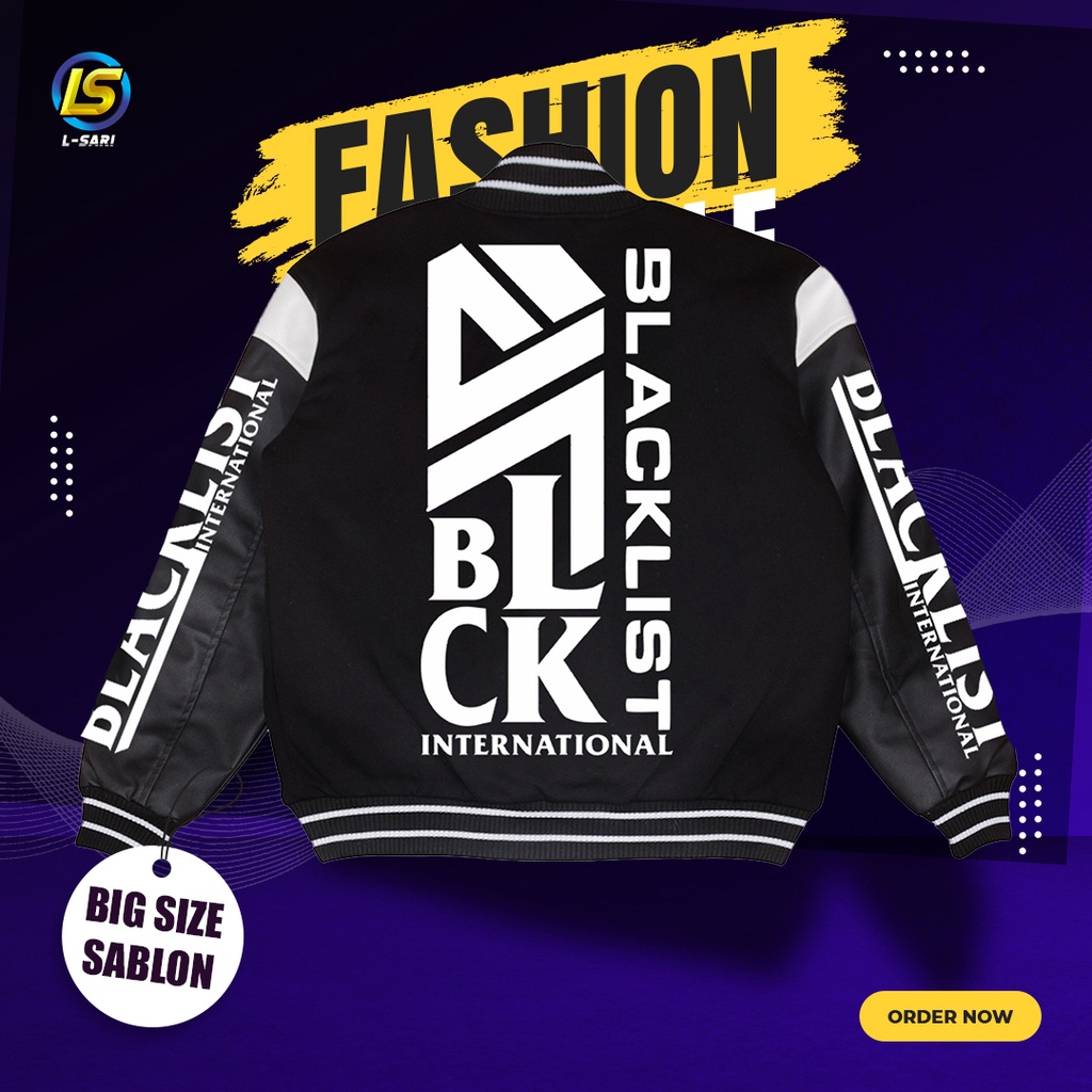 Jual JAKET VARSITY BLACKLIST INTERNASIONAL RRQ ONIC ALTEREGO ECHO BTR ...