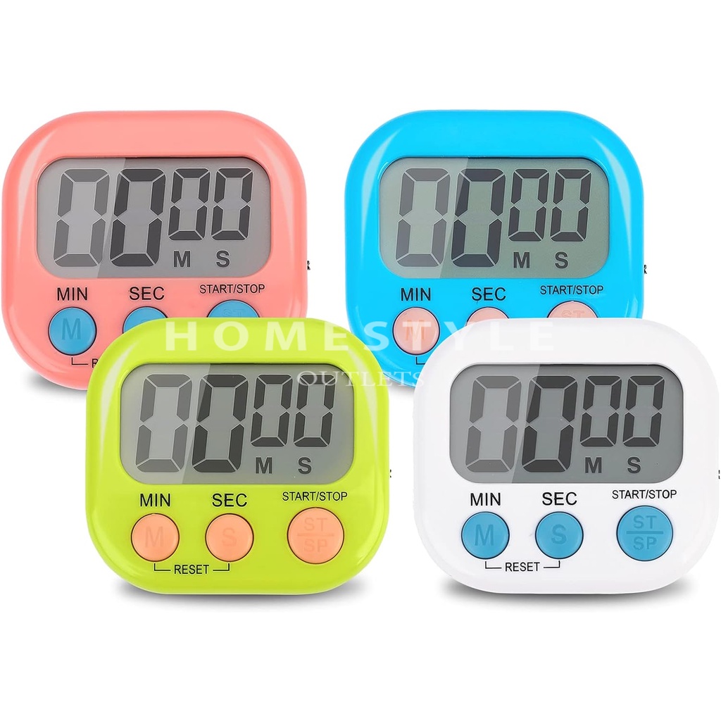 Jual Digital Timer Kitchen / Alarm Dapur Masak Clock Stopwatch Jam ...