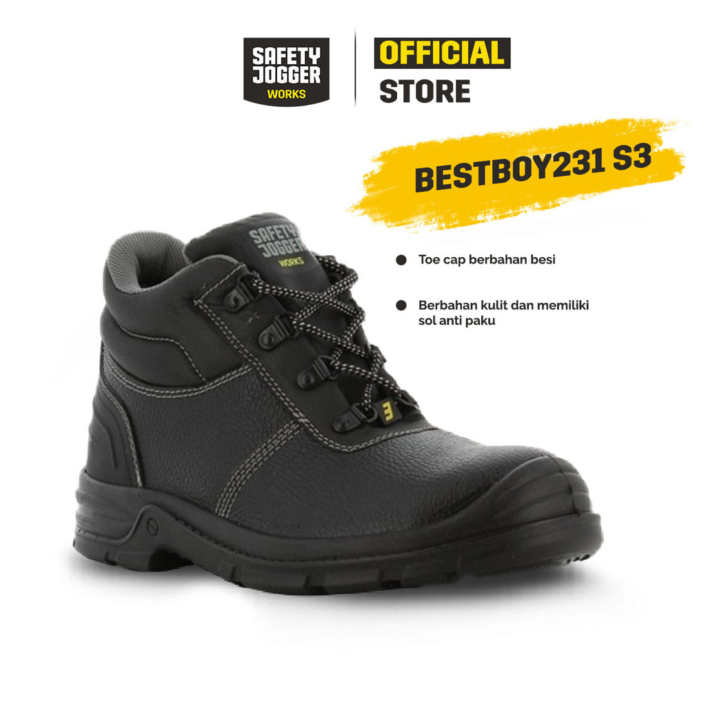 Jual Sepatu Safety Jogger Bestboy231 S3 Sepatu Proyek Sepatu Pekerja ...