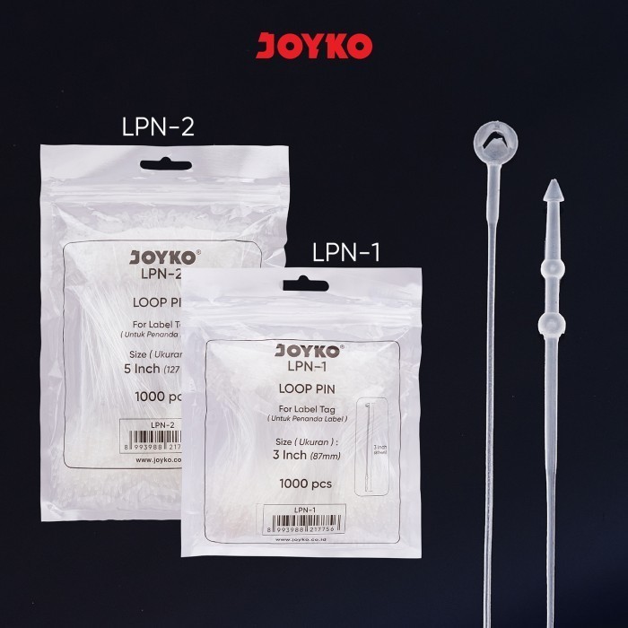 Jual Joyko Loop Pin Label Tag Tali Hang Tag Penanda Label LPN-1~2 ...