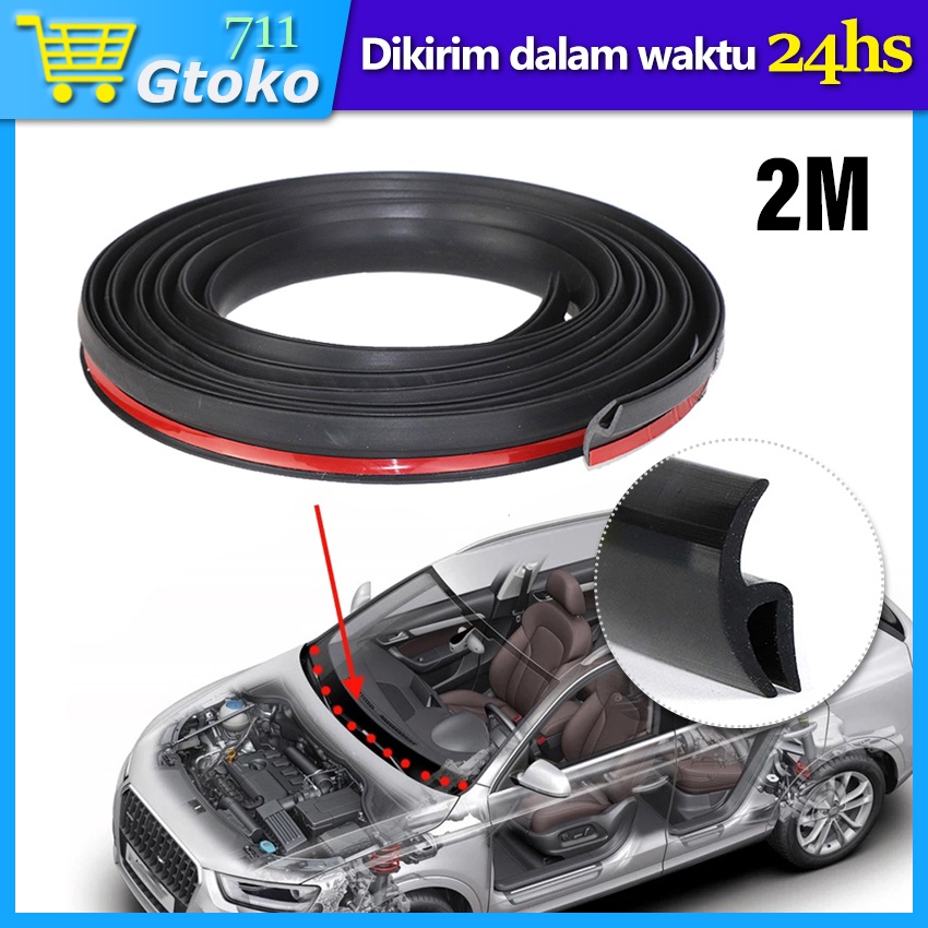 Jual Seal List Pelindung Kaca Depan Mobil T Tl U Universal Bahan Karet Panjang Meter Shopee