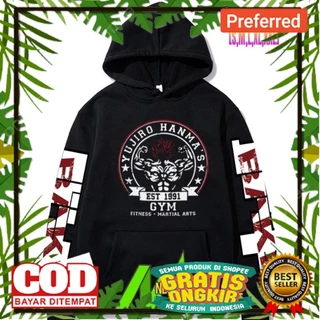 WYLINGER Baki Hanma Anime Hoodie - Yujiro 2D Printed Pullover For Men & Women, Unisex Harajuku Style, Black XXXL