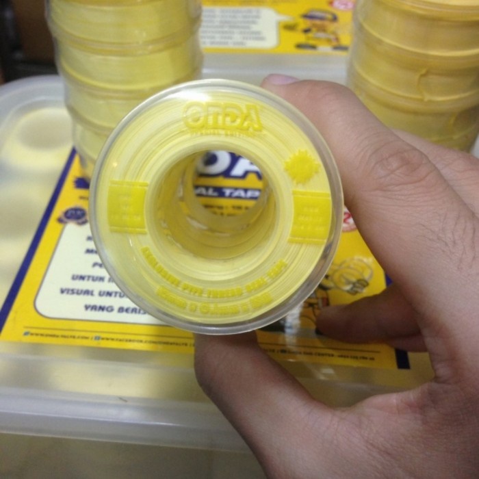 Jual seal tape onda yellow gas / seal tape kuning 1 box Shopee Indonesia