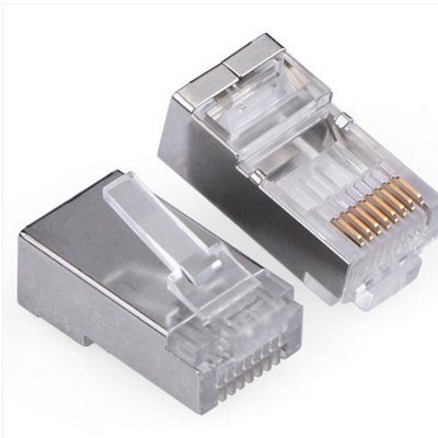 Jual Jack RJ45 Metal Shielded Kepala LAN Ethernet Network Connector ...