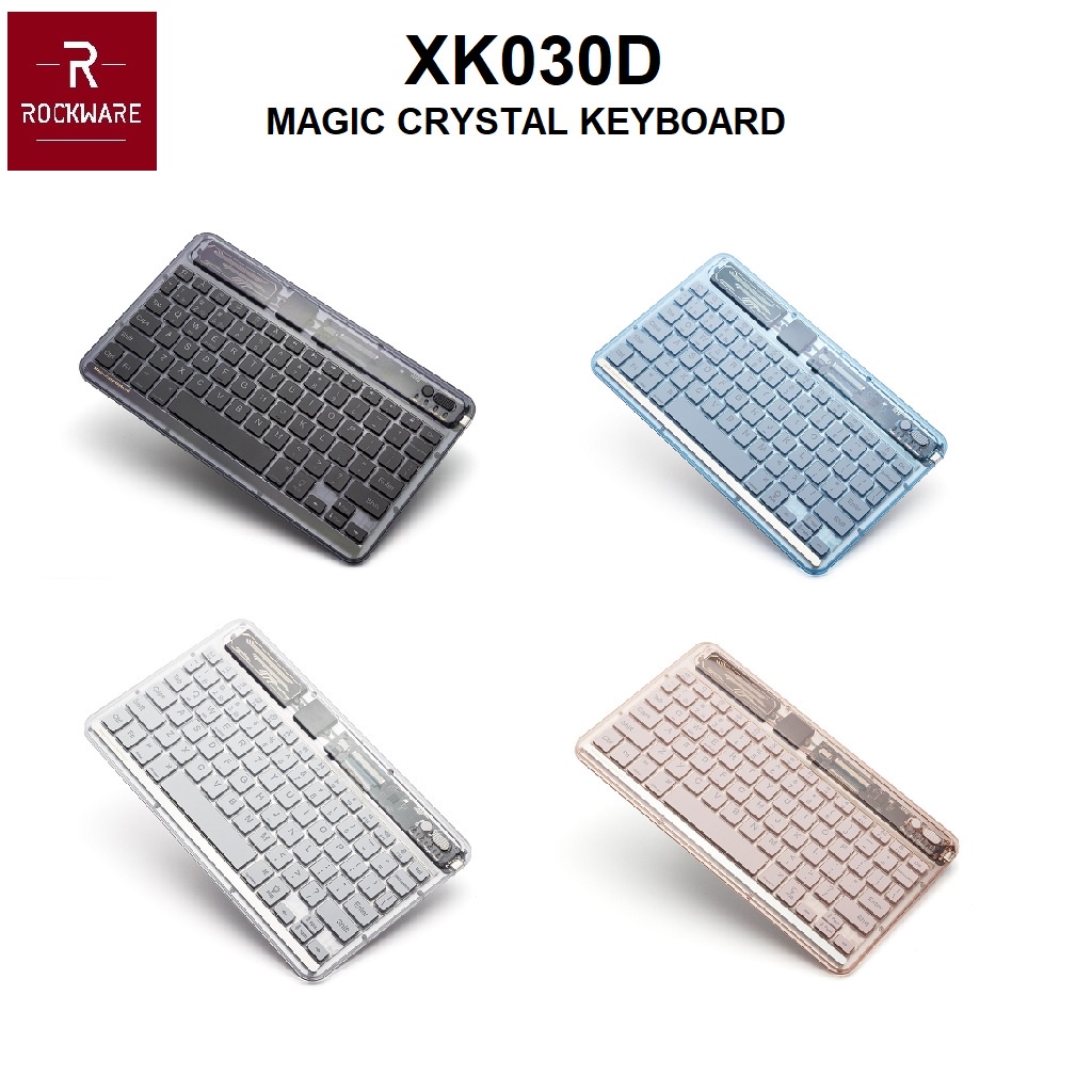 Jual GROSIRUNIK99 ROCKWARE RW-XK030D - Magic Crystal Design Bluetooth ...