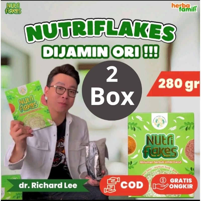 Jual Original Nutriflakes 2 Box Umbi Garut Asam Lambung Maag Shopee Indonesia 1447