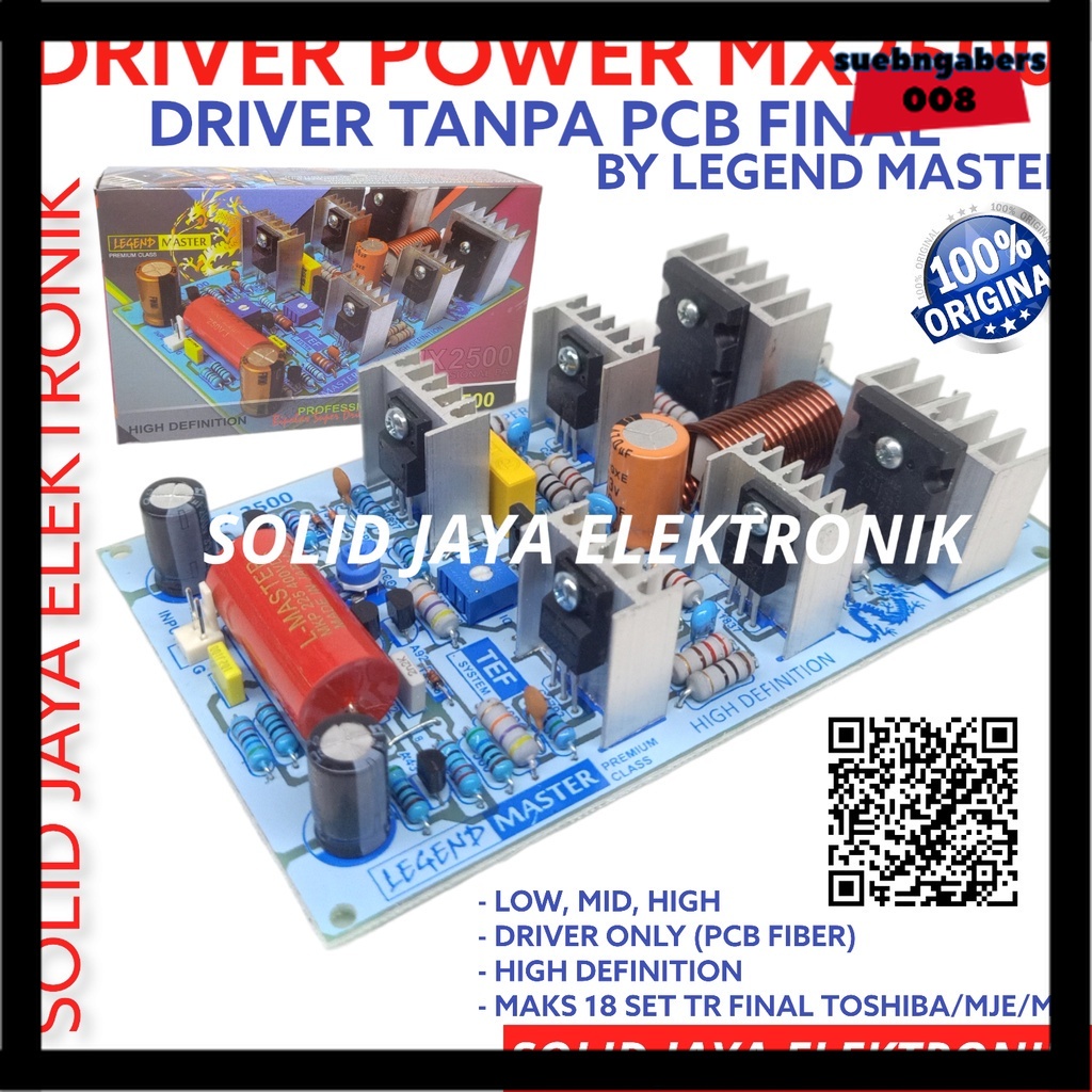 Jual Kit Driver Power Ampifier Mx2500 Pa Yamaha Profesional Ampli Sound