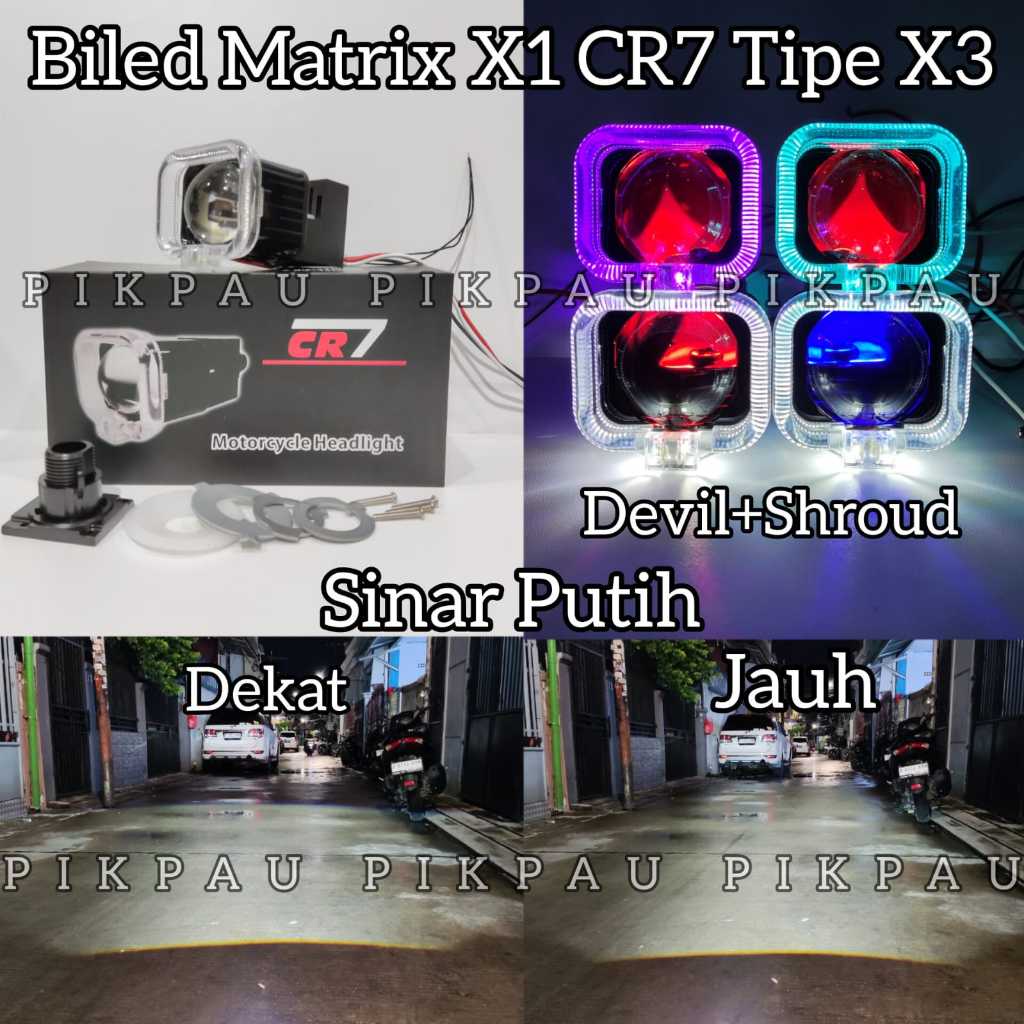 Jual Aneka Cr Lampu Biled Matrix X Tipe X Cr Original Dengan Shroud