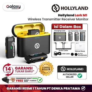 Hollyland Lark M2 Mic Wireless Kamera Hp Mixer With Charging Case - Combo