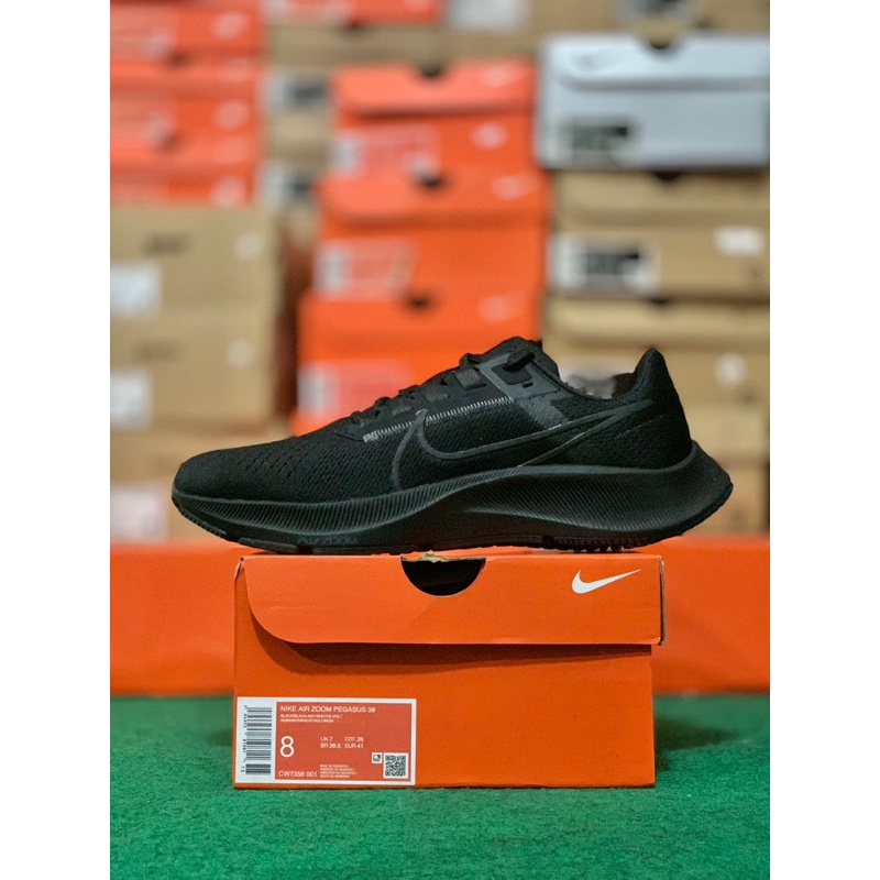 NIKE AIR ZOOM PEGASUS 38 FULL HITAM CW7356001 ORIGINAL 100 RESMI PT NIKE INDONESIA BNIB