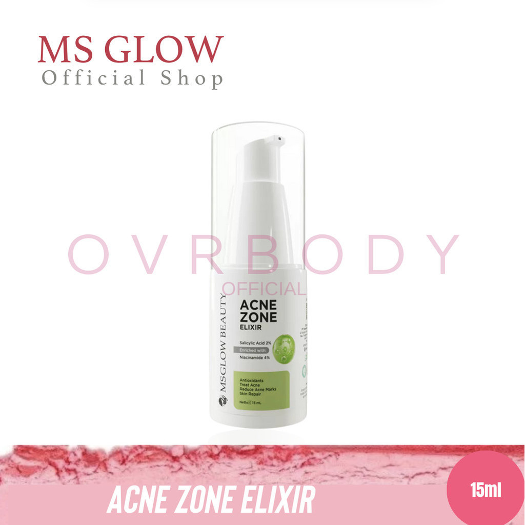 Jual MS GLOW - ACNE ZONE ELIXIR - 15 ML | Shopee Indonesia