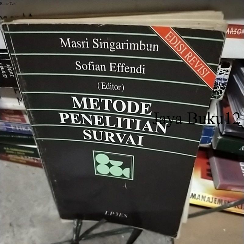 Jual Buku Metode Penelitian Survey By Masri Singarimbun | Shopee Indonesia