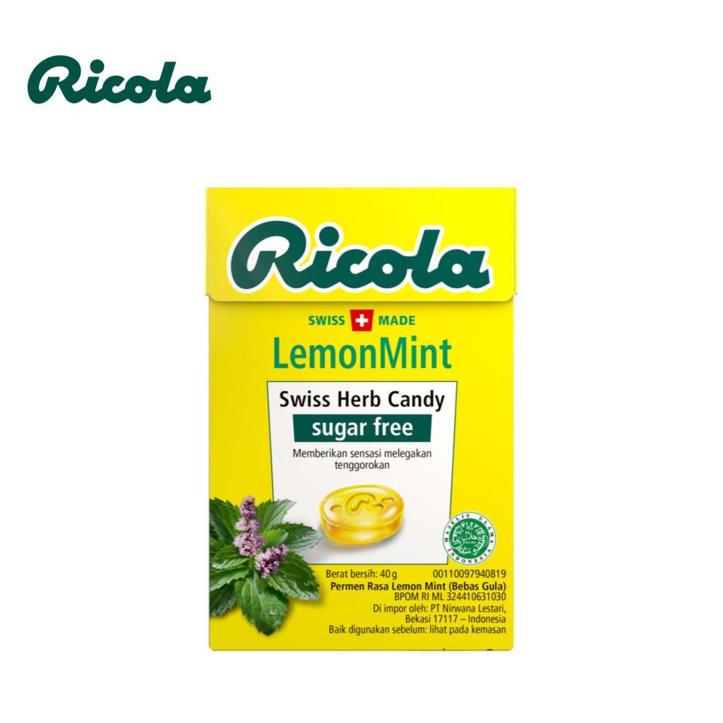 Jual Ricola Permen Lemon Mint 3 x 40 gr | Shopee Indonesia