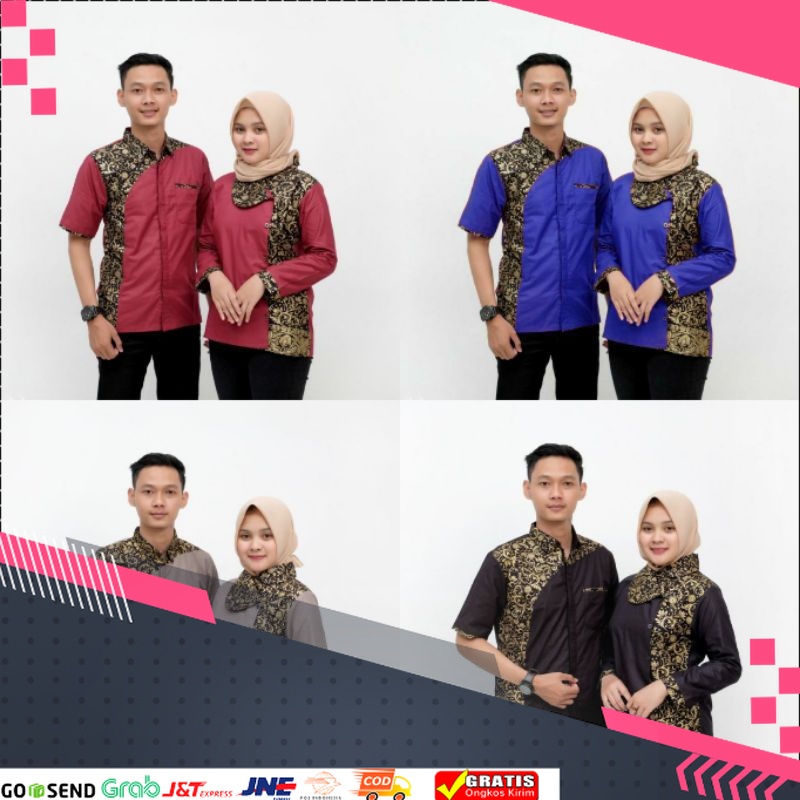 Jual TREND BATIK MASA KINI DESAIN BARU HARGA MURAH /Seragam Kerja