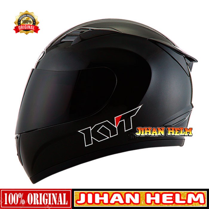 Jual HELM / HELM KYT / HELM KYT FULL FACE R10 BLACK DOFF ORIGINAL