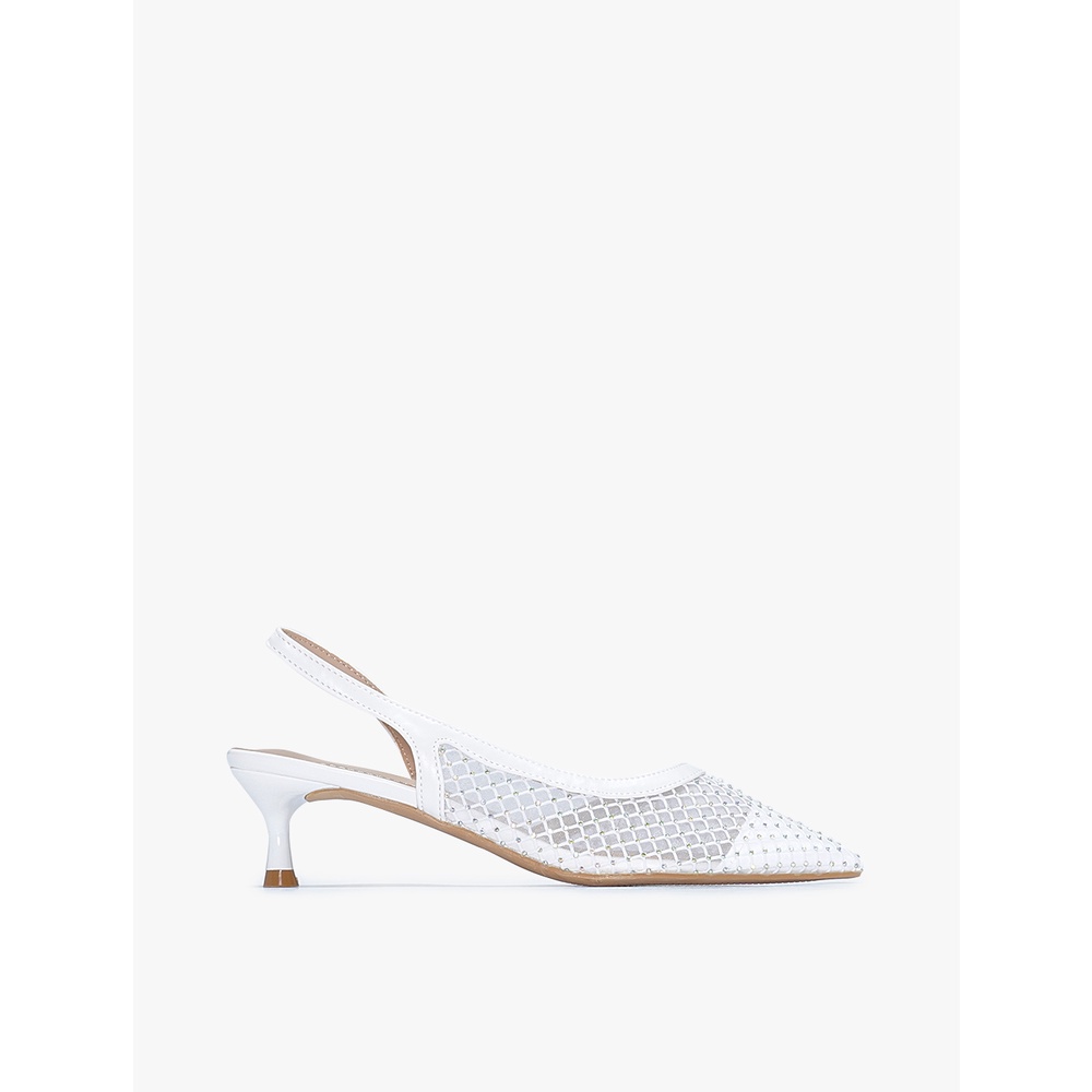 Jual Payless Chrissie Womens Maika Heels White 04 Shopee Indonesia