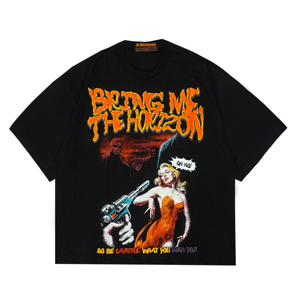 Jual KKONTENER BMTH BRING ME THE HORIZON OVERSIZE TSHIRT BLACK ...