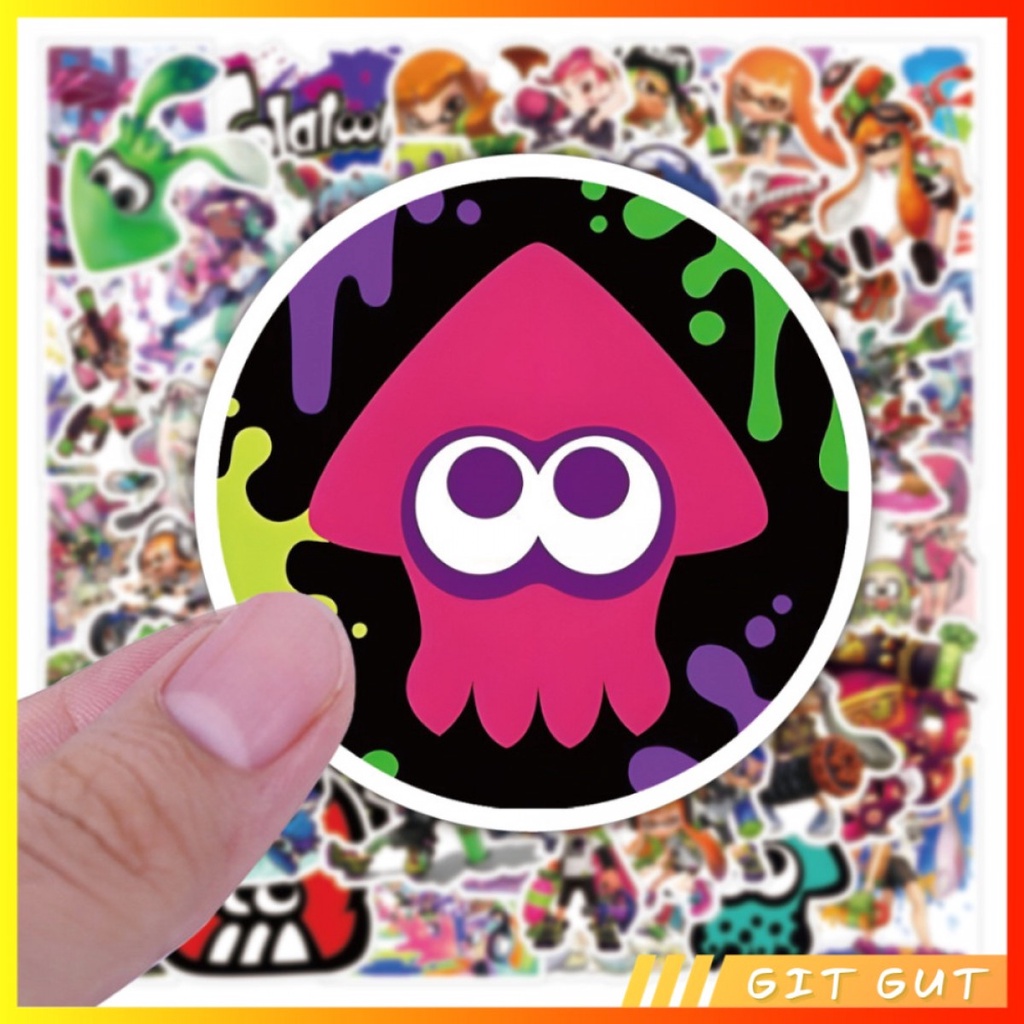 Jual Sticker Pack Stiker Vinyl 50 pcs Splatoon Game | Shopee Indonesia