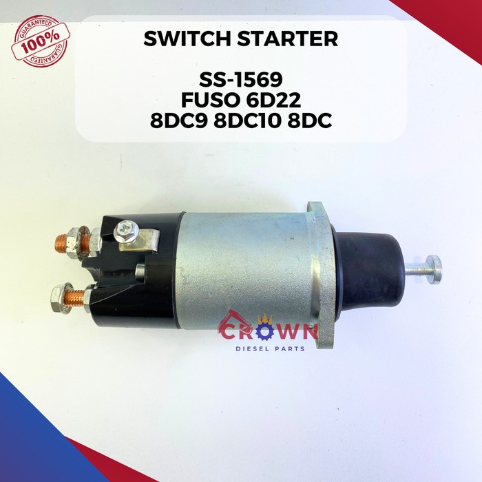 Jual Solenoid Switch Starter Mitsubishi Fuso 6D22 8DC 8DC9 8DC10 SS1569 ...