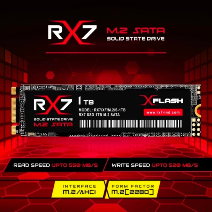 Jual SSD M2 SATA 1TB RX7 - SSD ONLY | Shopee Indonesia