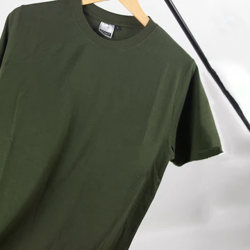 Otsky Kaos Pria Polos All Lengan Pendek Tshirt Cotton Combed 24s