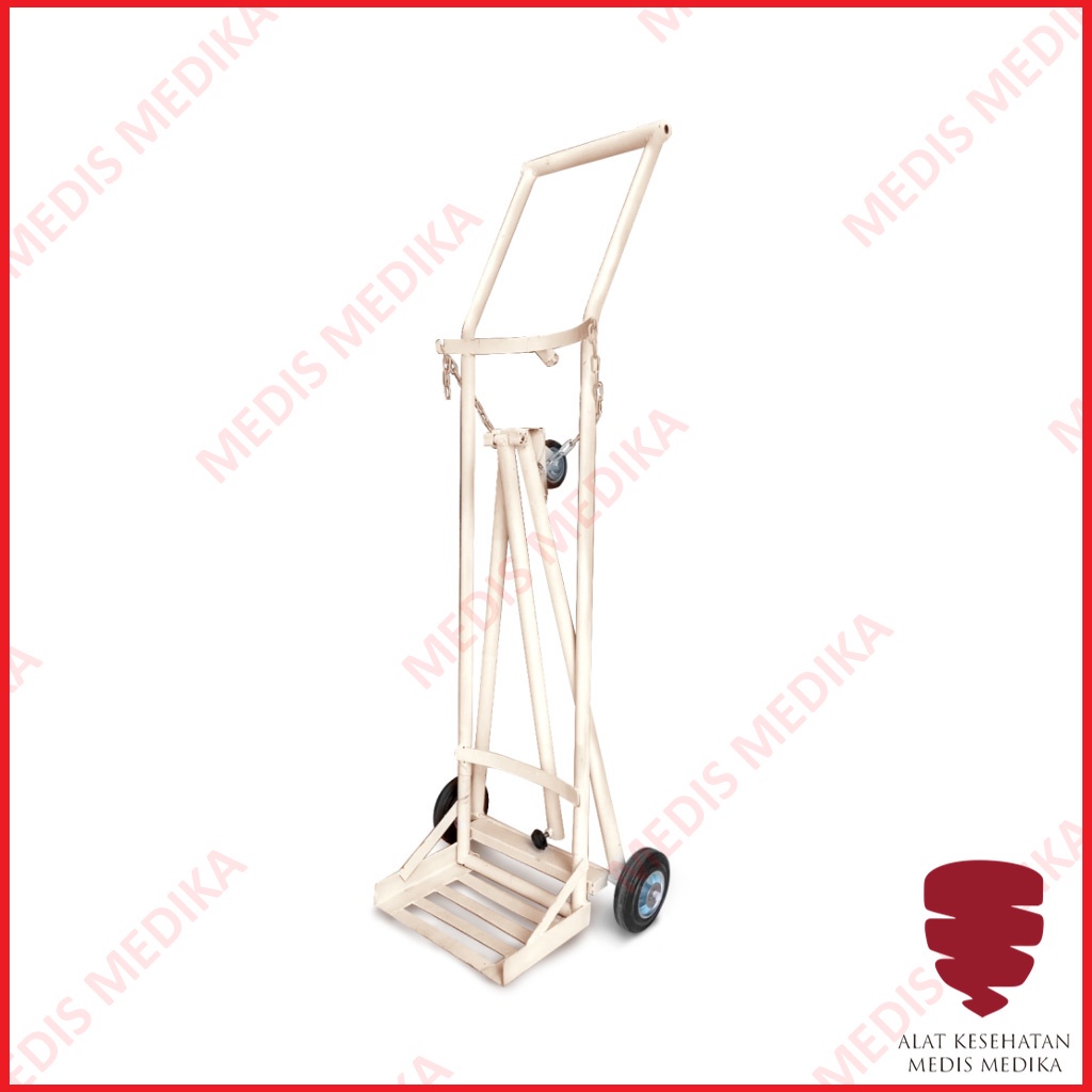 Jual Trolly Tabung Oksigen O2 Ukuran 6m3 Tempat Taruh Oxigen Trolley ...