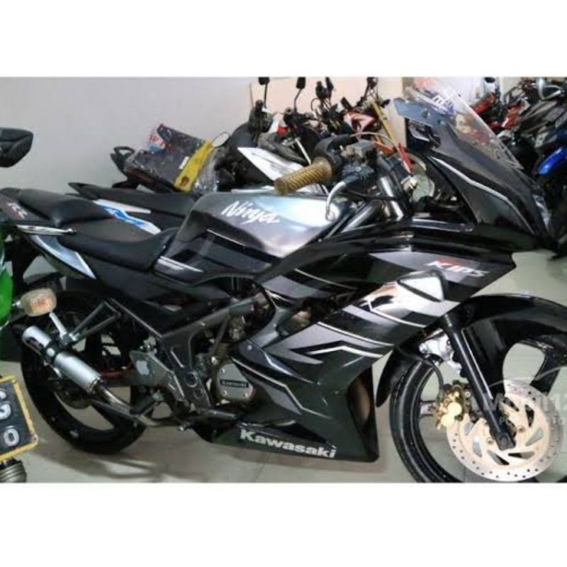 Jual Stiker striping kawasaki ninja rr standar 2015 se hitam stiker ...