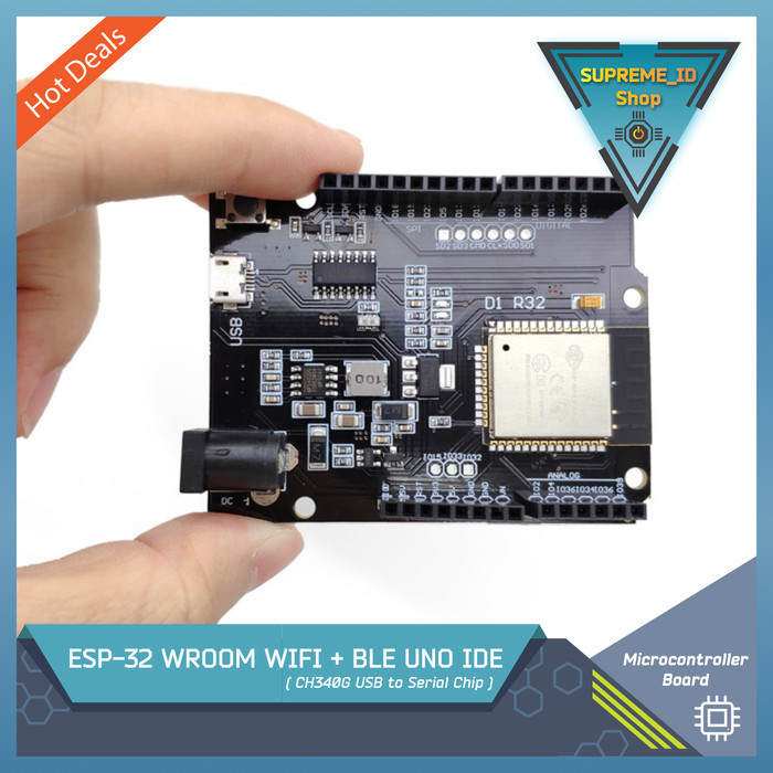 Jual Wemos ESP32 WROOM IoT Arduino UNO IDE D1 R32 Wifi Bluetooth ESP-32 ...
