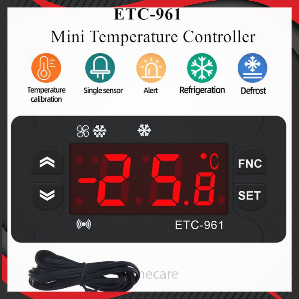 Jual Digital Temperature Control Thermostat Defrost Alarm 230V -PK563 ...