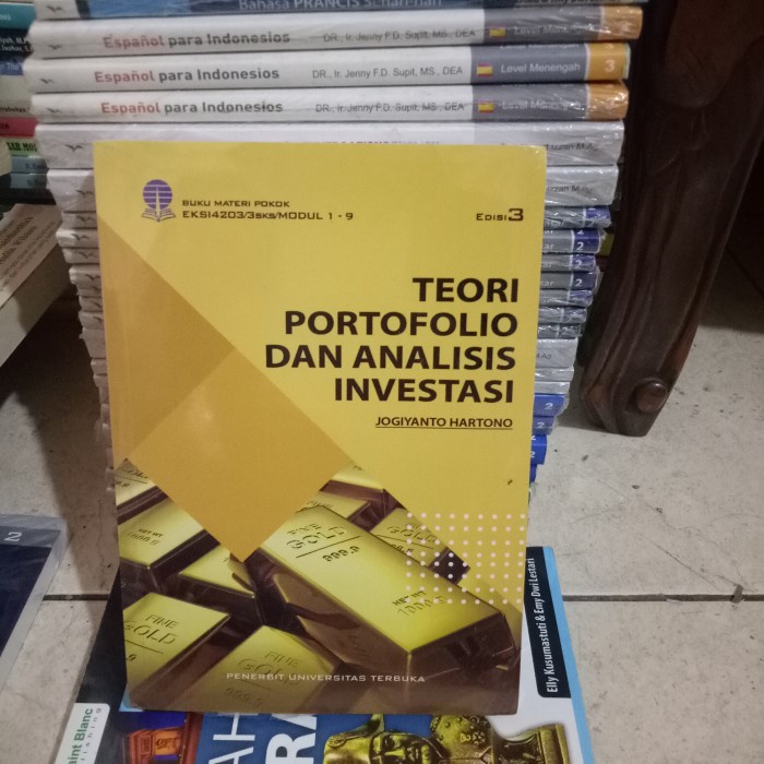 Jual ORI BUKU TEORI PORTOFOLIO DAN ANALISIS INVESTASI. UT | Shopee ...