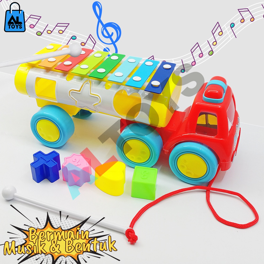 Jual MAINAN ALAT MUSIK PUKUL ANAK XILOPHONE ANAK GAMBANG SET ST2514 ...