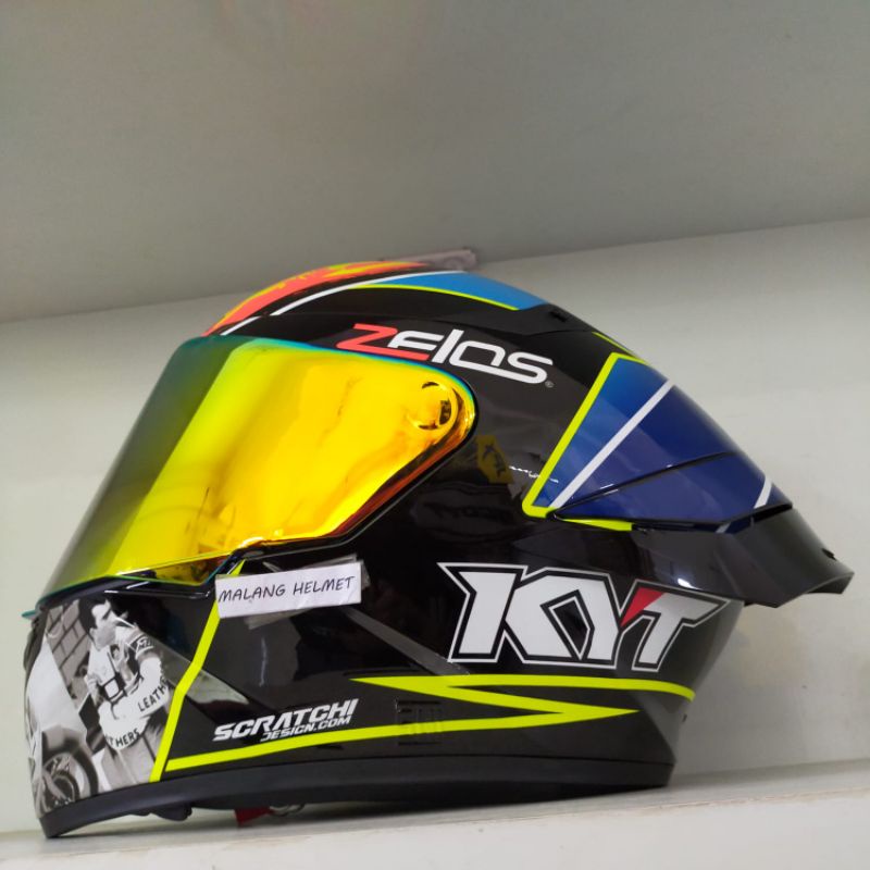 Jual Helm Full Face KYT TT Course Xavier Simeon Paket Ganteng (Ongkir
