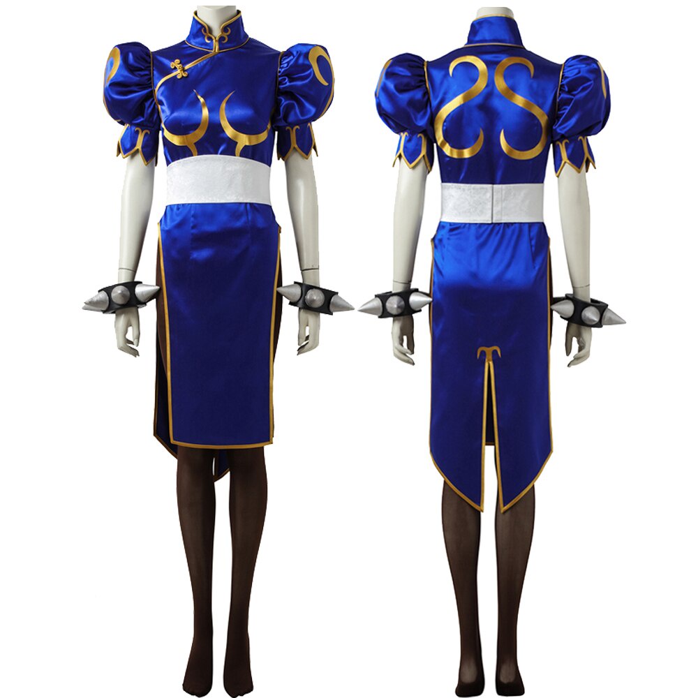 Jual Preorder Chun Li Cosplay Costume Halloween Carnival Female Fighter Chunri Clothing With 4588