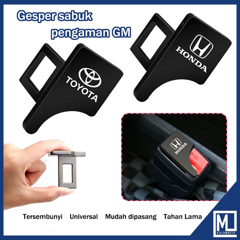 Jual Car Seat Belt Buckle Clip Alarm Eliminator Alarm Limiter Seat Belt Eliminator Hidden Metal