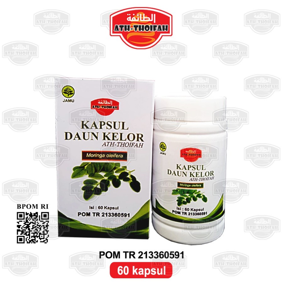 Jual Kapsul Daun Kelor Ath Thoifah Moringa Olieifera Kapsul Daun