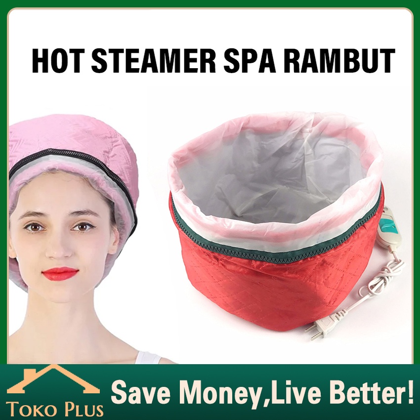 Jual Hair Spa Alat Hot Steamer Rambut Portable Elektrik Cap Topi