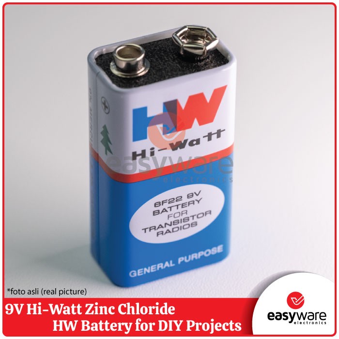 Jual BATTERY 9V FOR ARDUINO RASPBERRY HW BATERAI 9V HW CO27 | Shopee ...