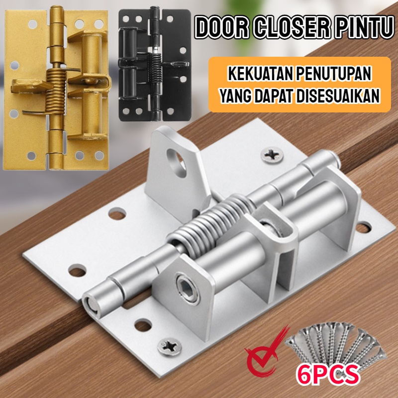 Jual Door Closer Pintu / Engsel Penutup Pintu Otomatis / Metal 90 ...