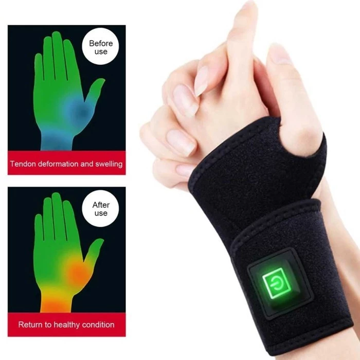 Alat Terapi Kompres Panas Elektrik Untuk Bahu Siku Pergelangan Tangan Lutut Ankle USB Type C - foto 1