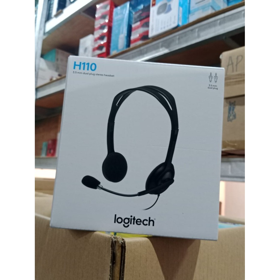 Jual Logitech Stereo Headset H110 | Shopee Indonesia