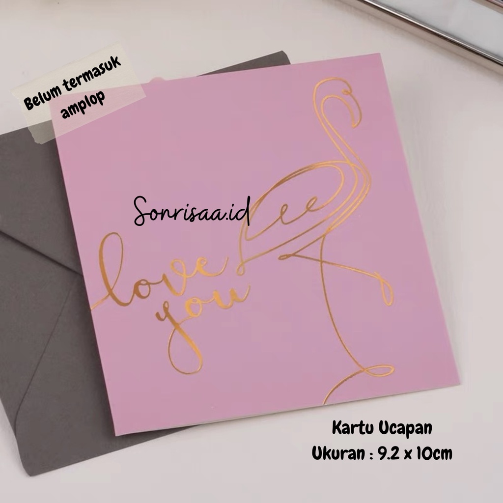 Jual Kartu Ucapan Aesthetic Hologram Happy Birthday / Greeting Card