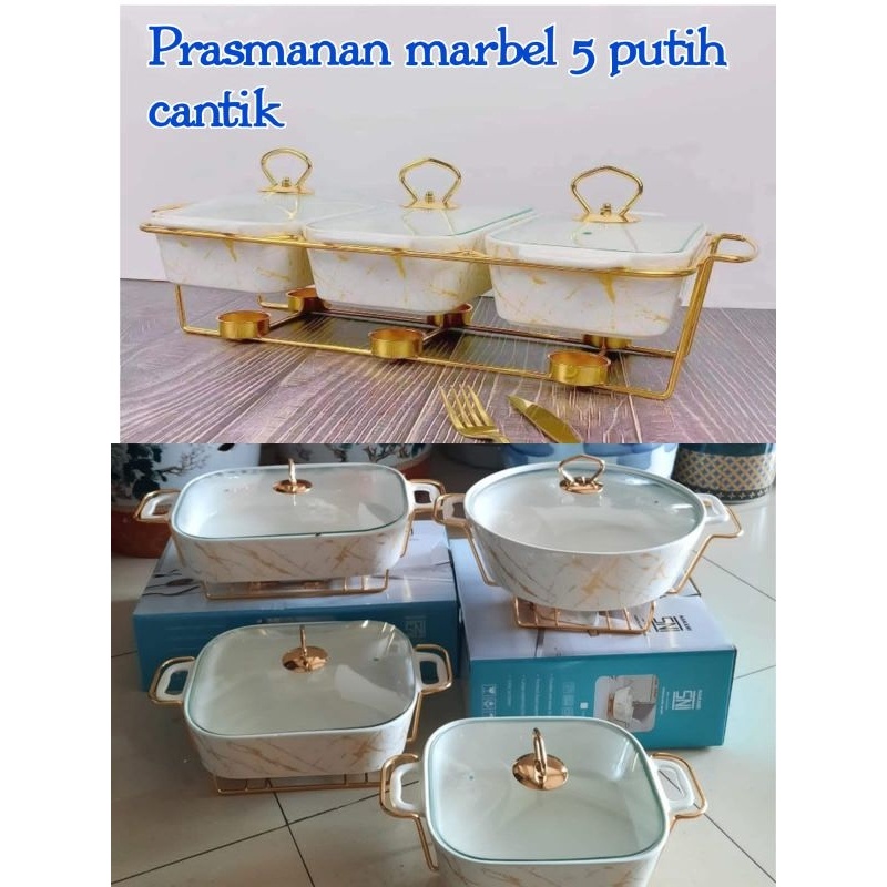 Jual Set Prasmanan Keramik Lengkap Seperti Foto Motif Marble Putih Free Packing Kayu Shopee