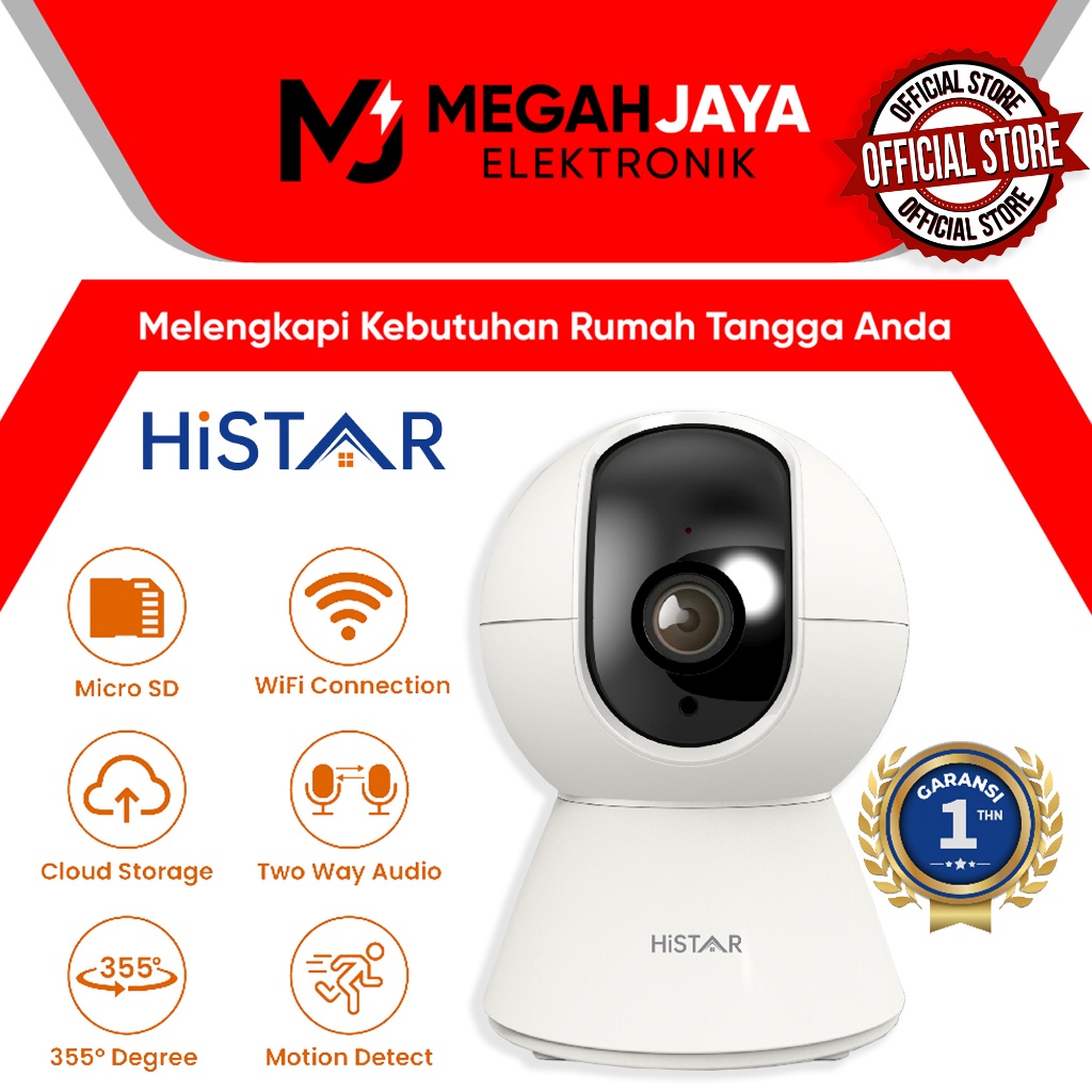 Jual [COD] CCTV CAMERA HISTAR HSK259 / HS K 259 IP CAM WIFI SMART