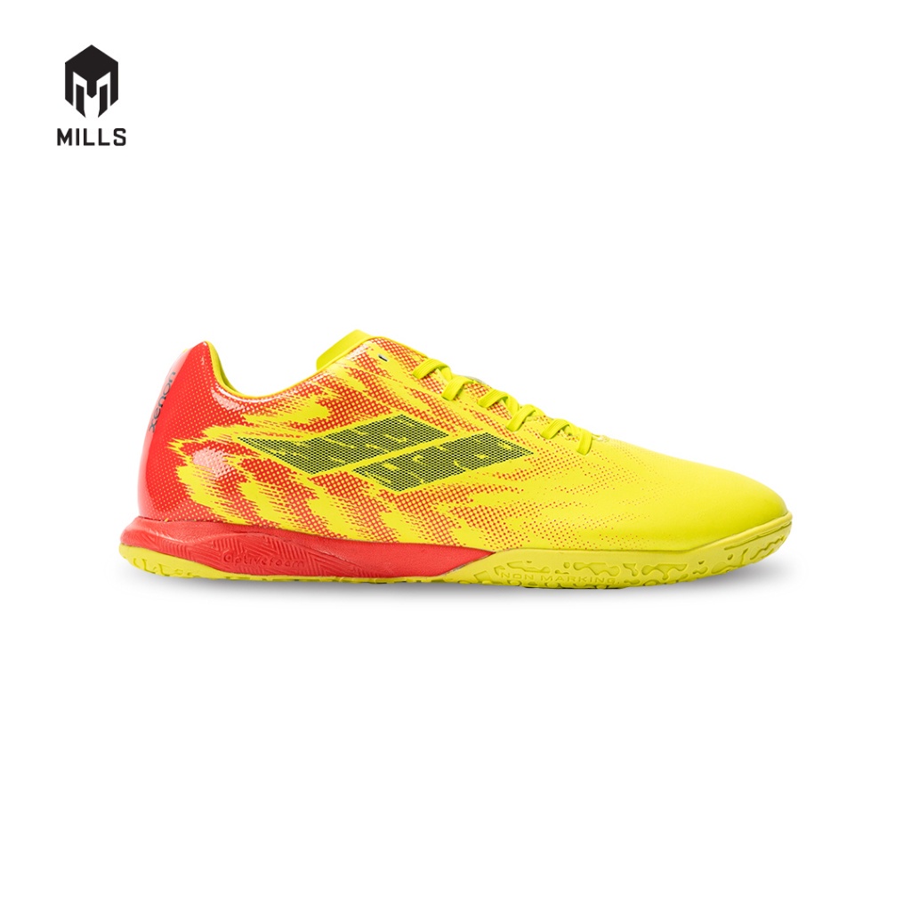 Jual Mills Sepatu Futsal Xenon In Yellow Red Shopee Indonesia